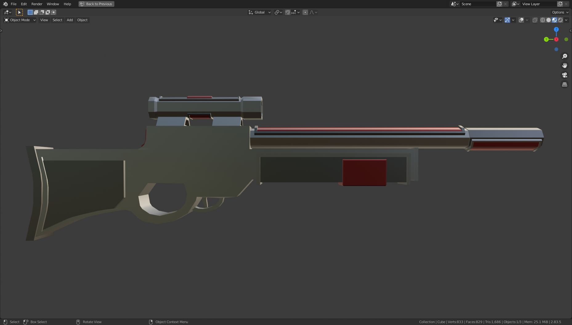 sci fi sniper rifle preview image 1